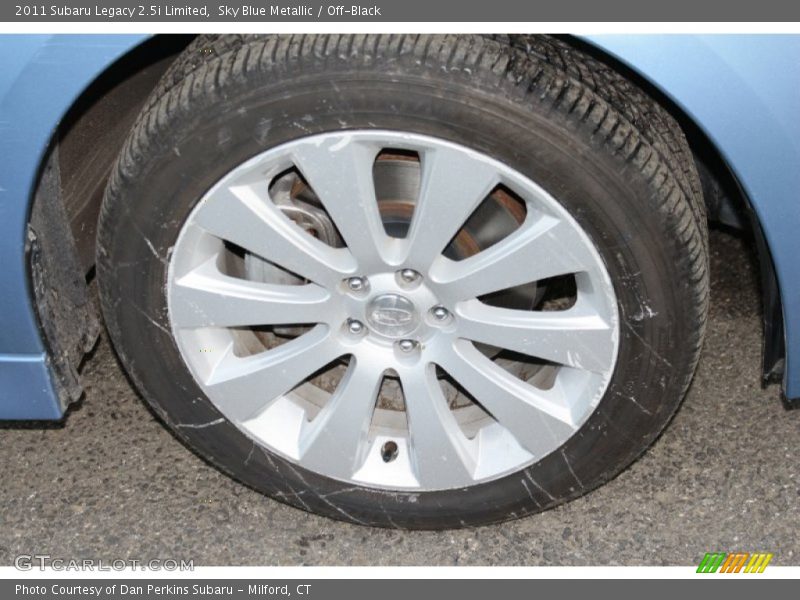 Sky Blue Metallic / Off-Black 2011 Subaru Legacy 2.5i Limited