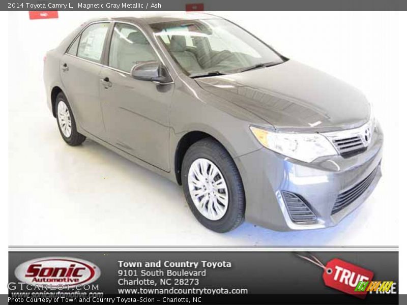 Magnetic Gray Metallic / Ash 2014 Toyota Camry L