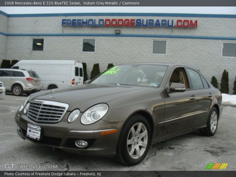 Indium Grey Metallic / Cashmere 2008 Mercedes-Benz E 320 BlueTEC Sedan