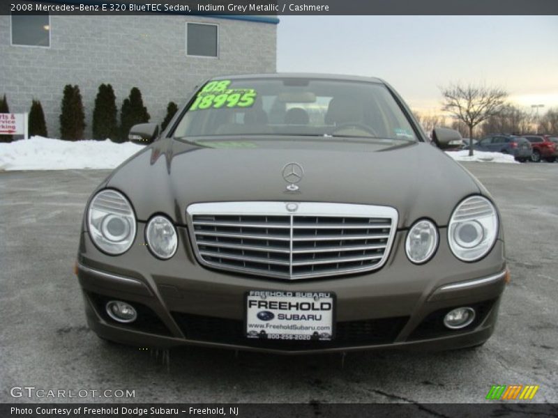 Indium Grey Metallic / Cashmere 2008 Mercedes-Benz E 320 BlueTEC Sedan