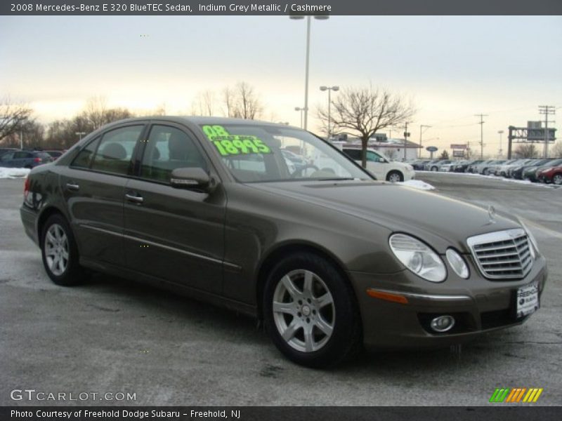 Indium Grey Metallic / Cashmere 2008 Mercedes-Benz E 320 BlueTEC Sedan