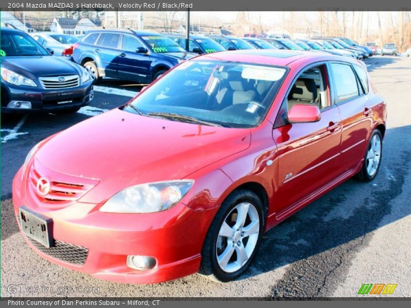 Velocity Red / Black/Red 2004 Mazda MAZDA3 s Hatchback