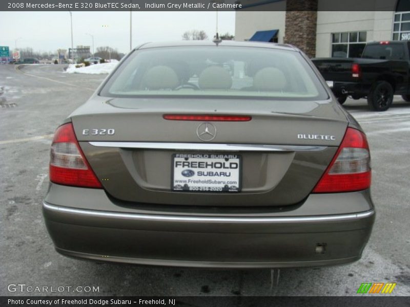 Indium Grey Metallic / Cashmere 2008 Mercedes-Benz E 320 BlueTEC Sedan