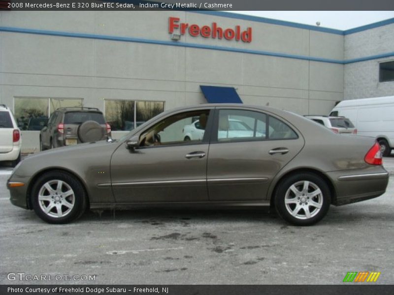 Indium Grey Metallic / Cashmere 2008 Mercedes-Benz E 320 BlueTEC Sedan