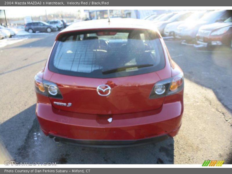Velocity Red / Black/Red 2004 Mazda MAZDA3 s Hatchback