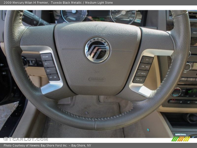 Tuxedo Black Metallic / Medium Light Stone 2009 Mercury Milan I4 Premier