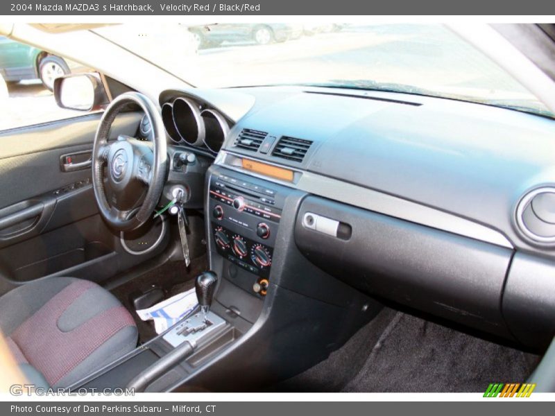 Velocity Red / Black/Red 2004 Mazda MAZDA3 s Hatchback