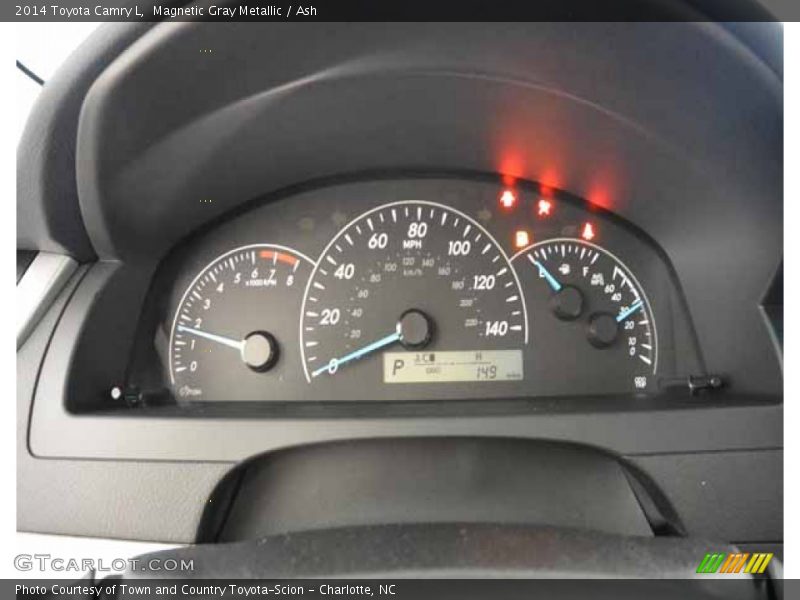 Magnetic Gray Metallic / Ash 2014 Toyota Camry L