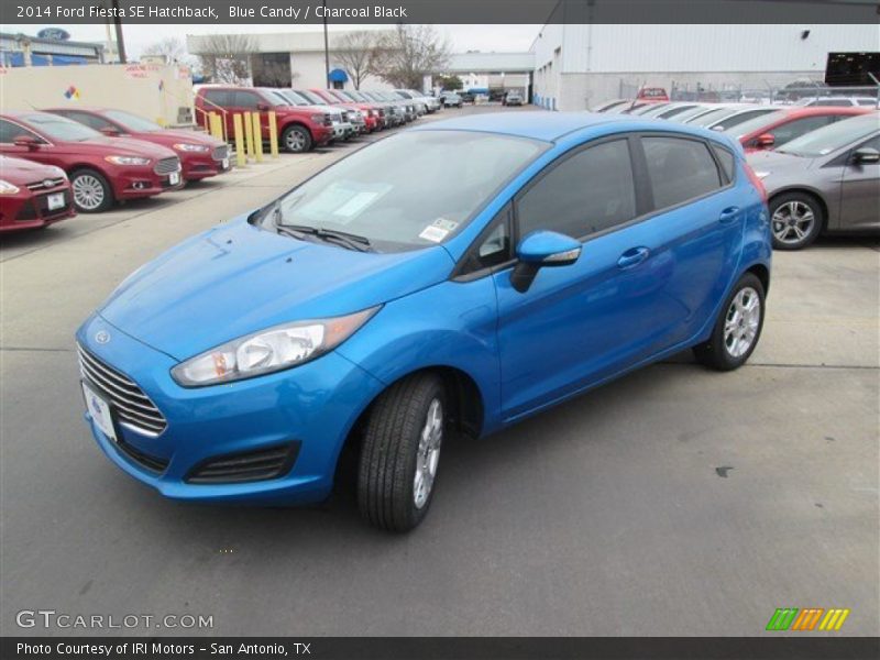 Blue Candy / Charcoal Black 2014 Ford Fiesta SE Hatchback