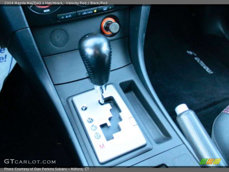 Velocity Red / Black/Red 2004 Mazda MAZDA3 s Hatchback