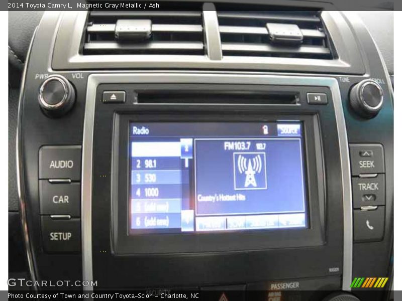 Magnetic Gray Metallic / Ash 2014 Toyota Camry L