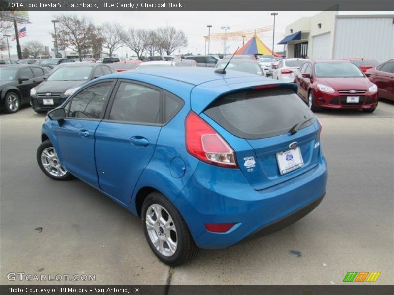 Blue Candy / Charcoal Black 2014 Ford Fiesta SE Hatchback
