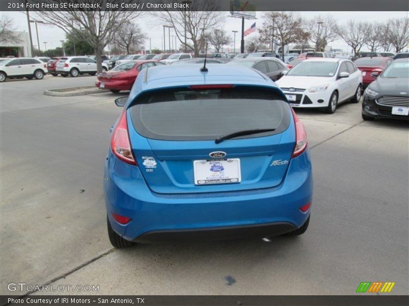 Blue Candy / Charcoal Black 2014 Ford Fiesta SE Hatchback