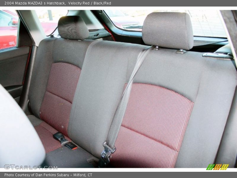 Velocity Red / Black/Red 2004 Mazda MAZDA3 s Hatchback