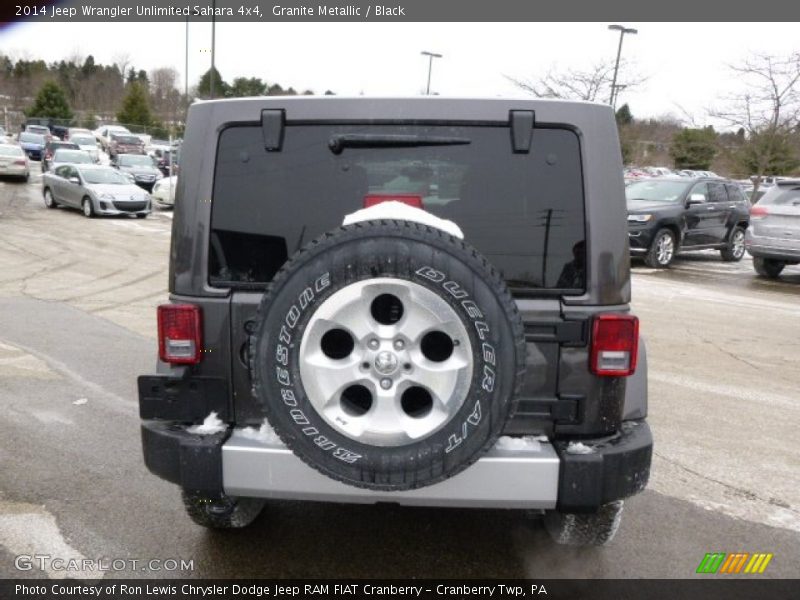 Granite Metallic / Black 2014 Jeep Wrangler Unlimited Sahara 4x4