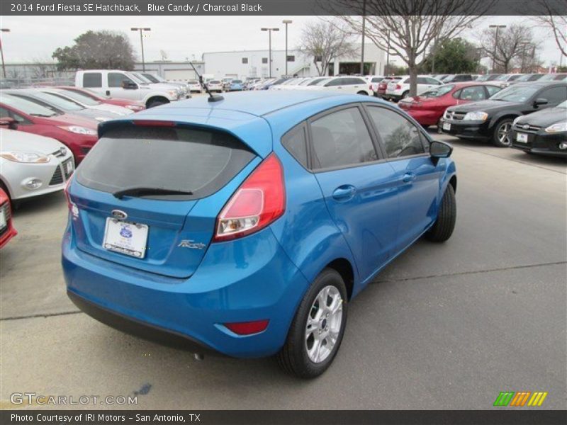 Blue Candy / Charcoal Black 2014 Ford Fiesta SE Hatchback