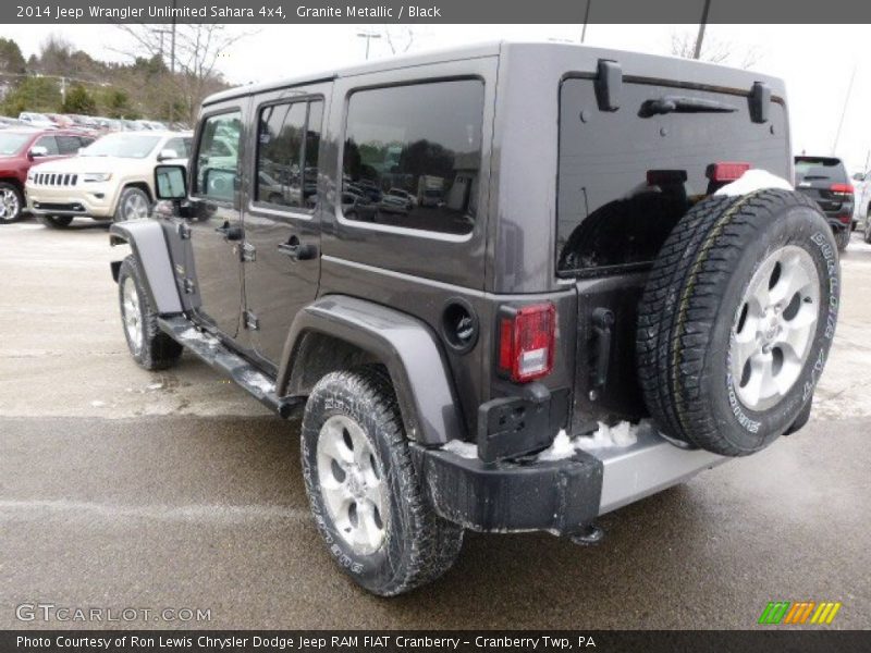 Granite Metallic / Black 2014 Jeep Wrangler Unlimited Sahara 4x4