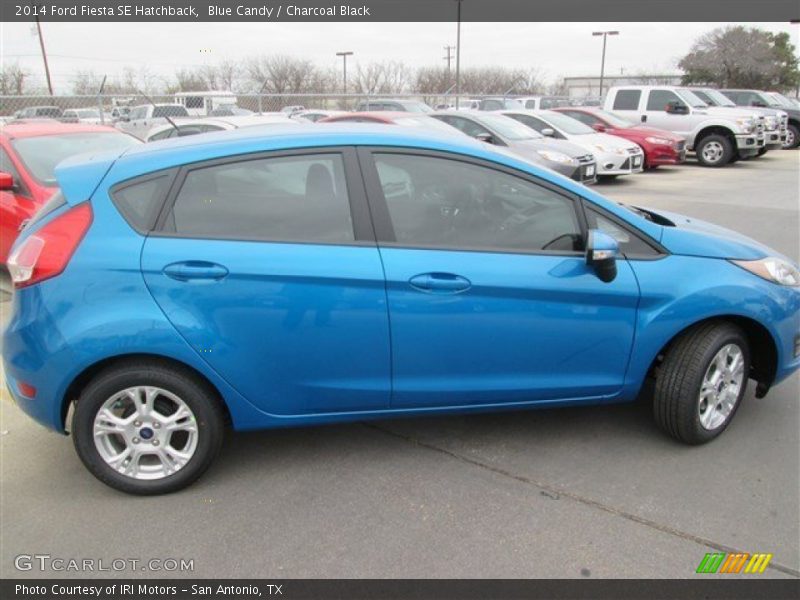 Blue Candy / Charcoal Black 2014 Ford Fiesta SE Hatchback