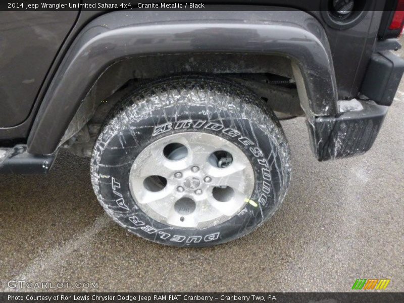 Granite Metallic / Black 2014 Jeep Wrangler Unlimited Sahara 4x4
