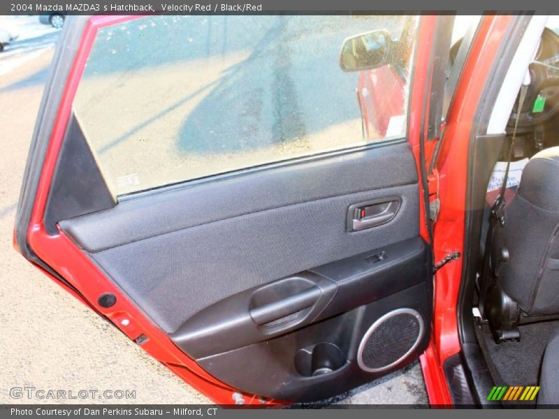 Velocity Red / Black/Red 2004 Mazda MAZDA3 s Hatchback