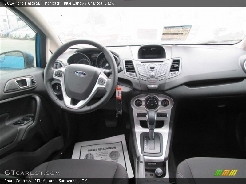 Blue Candy / Charcoal Black 2014 Ford Fiesta SE Hatchback