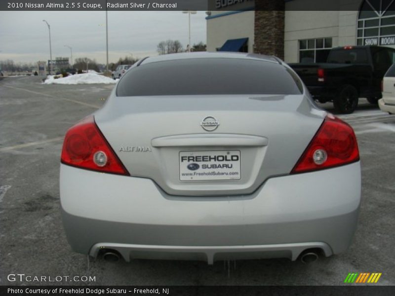 Radiant Silver / Charcoal 2010 Nissan Altima 2.5 S Coupe