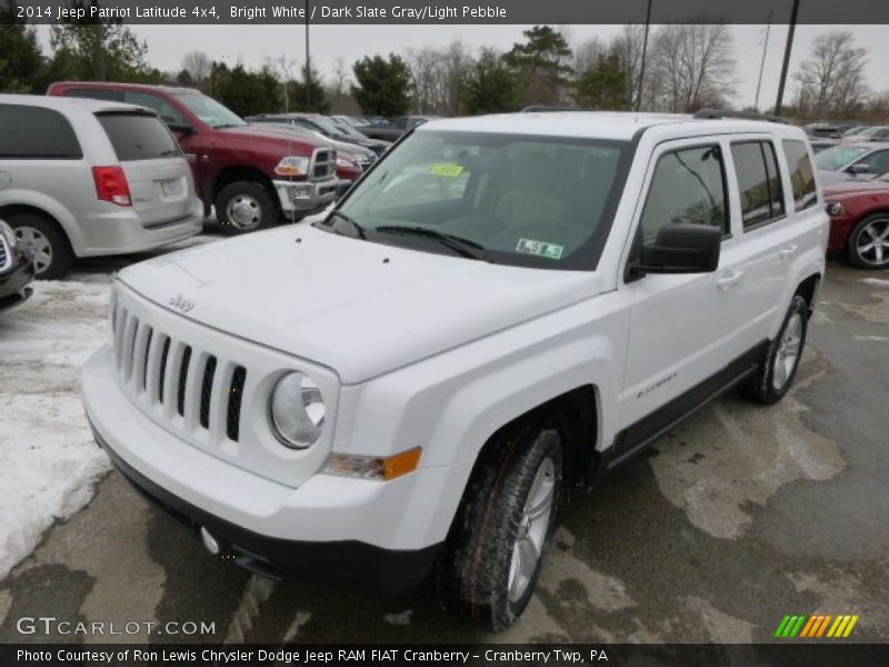 Bright White / Dark Slate Gray/Light Pebble 2014 Jeep Patriot Latitude 4x4