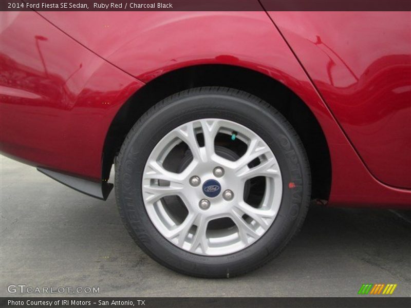 Ruby Red / Charcoal Black 2014 Ford Fiesta SE Sedan