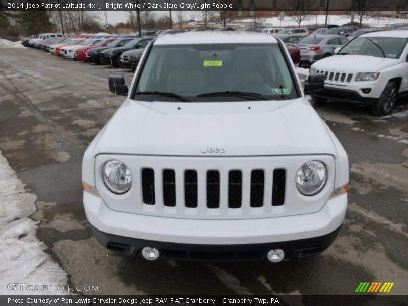 Bright White / Dark Slate Gray/Light Pebble 2014 Jeep Patriot Latitude 4x4