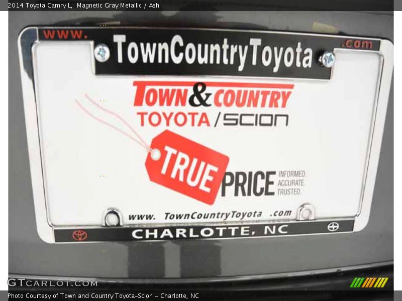 Magnetic Gray Metallic / Ash 2014 Toyota Camry L