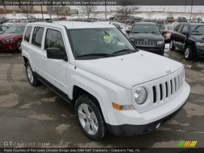 Bright White / Dark Slate Gray/Light Pebble 2014 Jeep Patriot Latitude 4x4