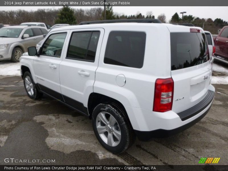 Bright White / Dark Slate Gray/Light Pebble 2014 Jeep Patriot Latitude 4x4