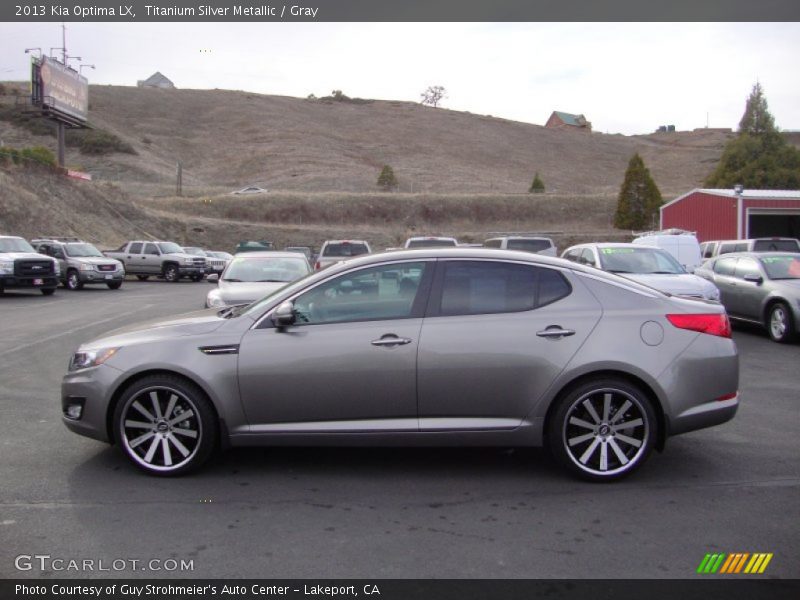 Titanium Silver Metallic / Gray 2013 Kia Optima LX