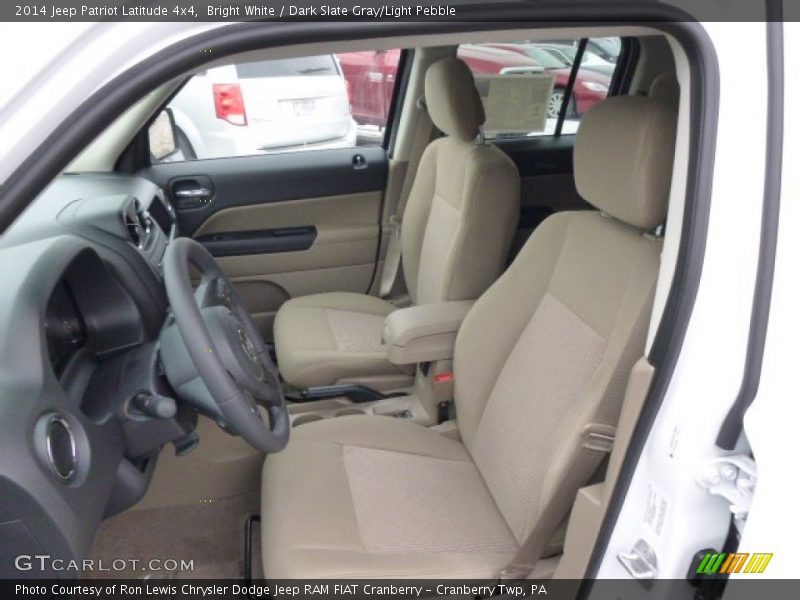 Bright White / Dark Slate Gray/Light Pebble 2014 Jeep Patriot Latitude 4x4