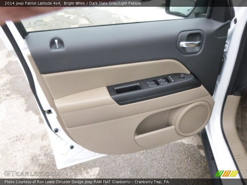 Bright White / Dark Slate Gray/Light Pebble 2014 Jeep Patriot Latitude 4x4