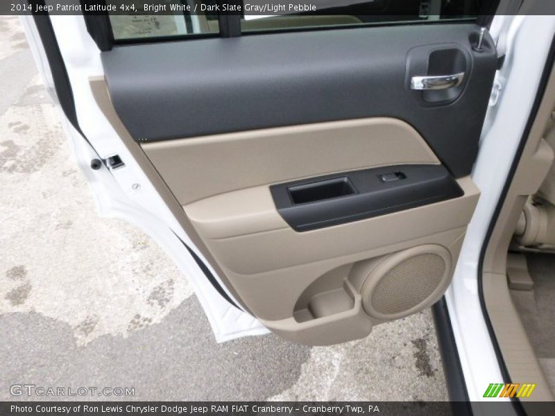 Bright White / Dark Slate Gray/Light Pebble 2014 Jeep Patriot Latitude 4x4