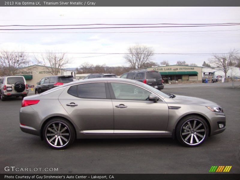Titanium Silver Metallic / Gray 2013 Kia Optima LX