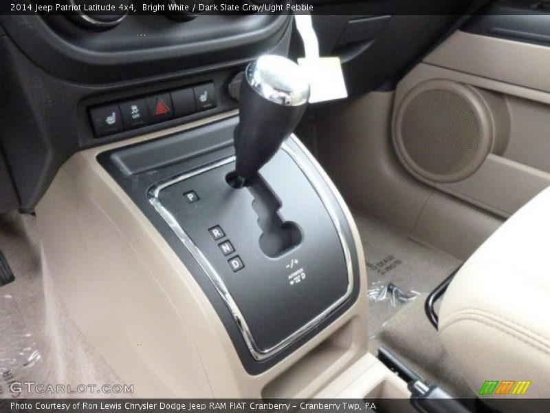 Bright White / Dark Slate Gray/Light Pebble 2014 Jeep Patriot Latitude 4x4