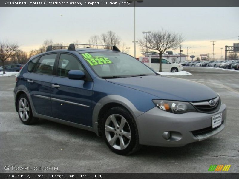 Newport Blue Pearl / Ivory 2010 Subaru Impreza Outback Sport Wagon