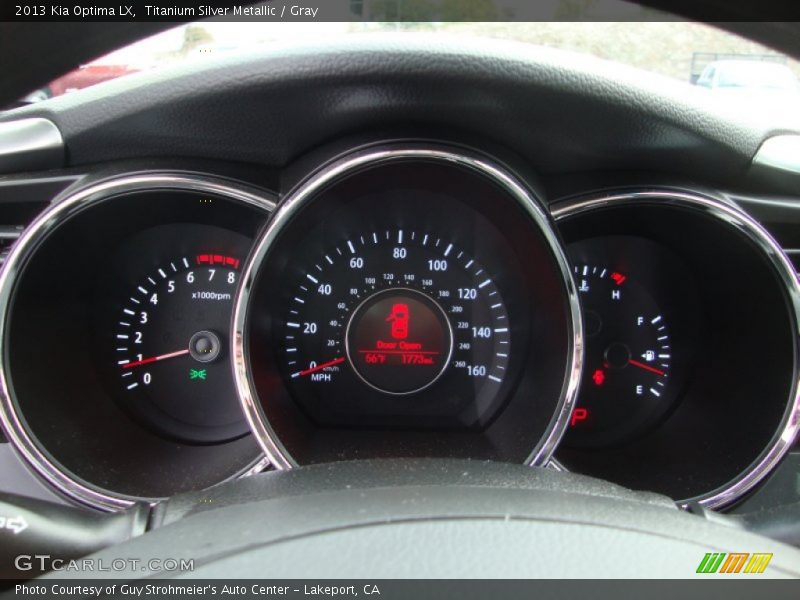 Titanium Silver Metallic / Gray 2013 Kia Optima LX