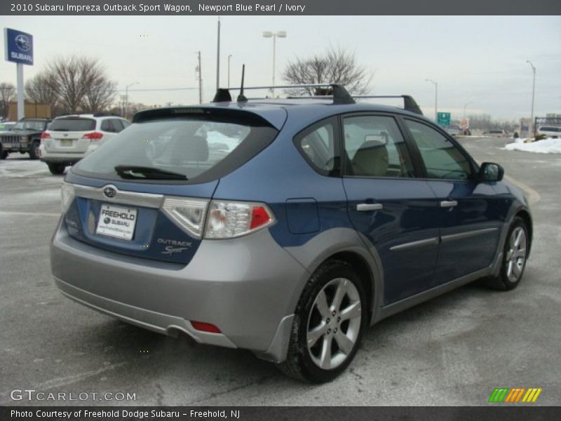 Newport Blue Pearl / Ivory 2010 Subaru Impreza Outback Sport Wagon