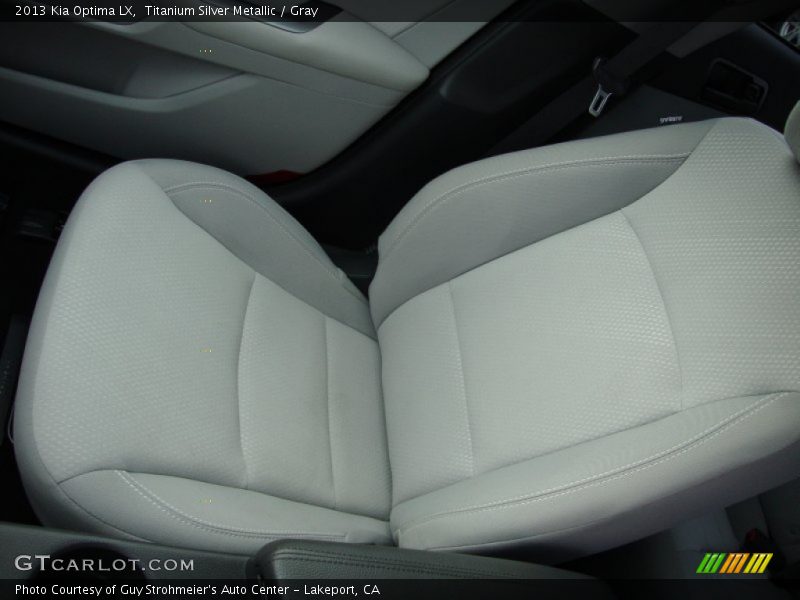 Titanium Silver Metallic / Gray 2013 Kia Optima LX