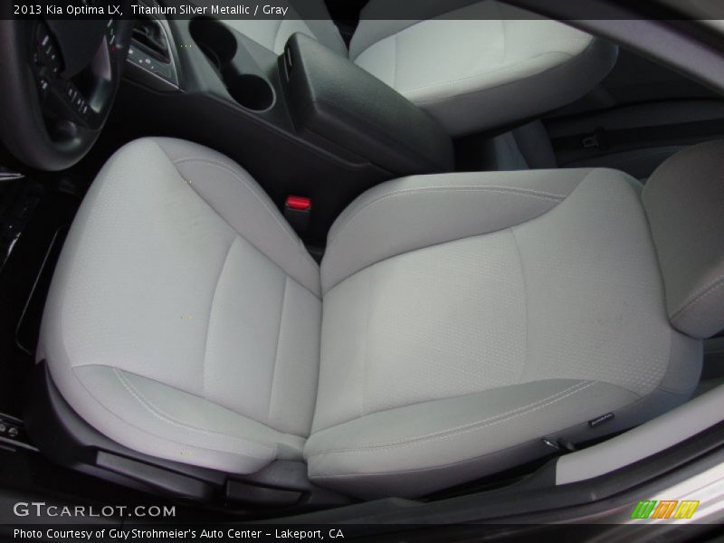 Titanium Silver Metallic / Gray 2013 Kia Optima LX