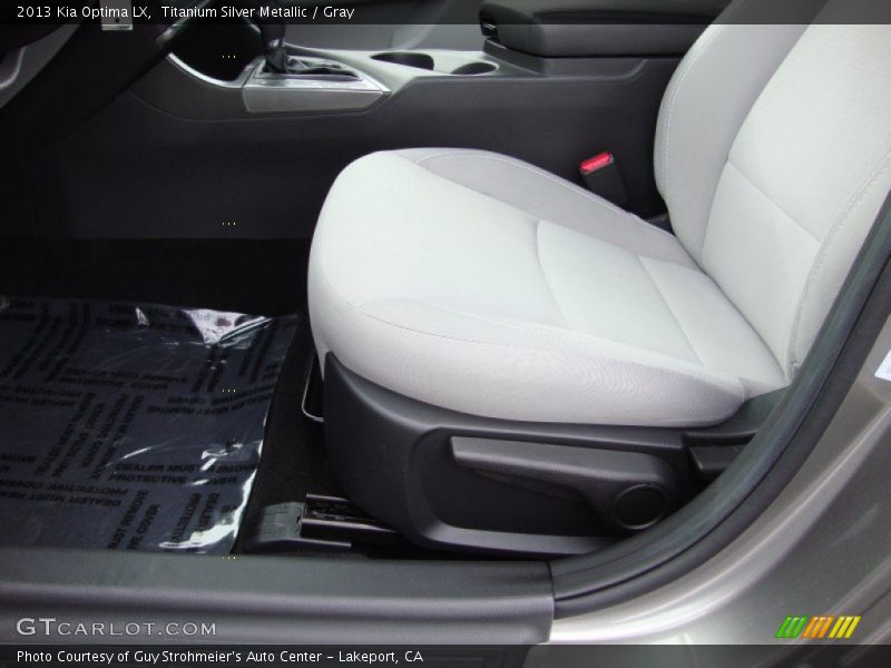 Titanium Silver Metallic / Gray 2013 Kia Optima LX