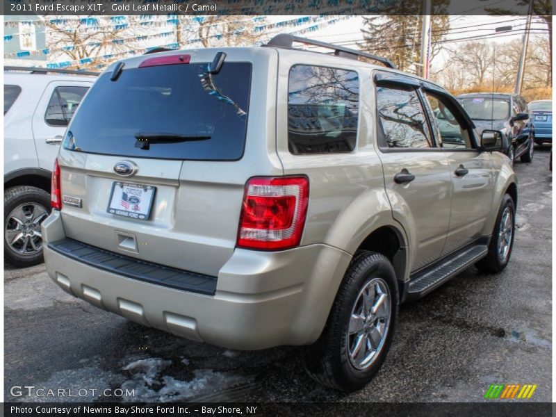 Gold Leaf Metallic / Camel 2011 Ford Escape XLT