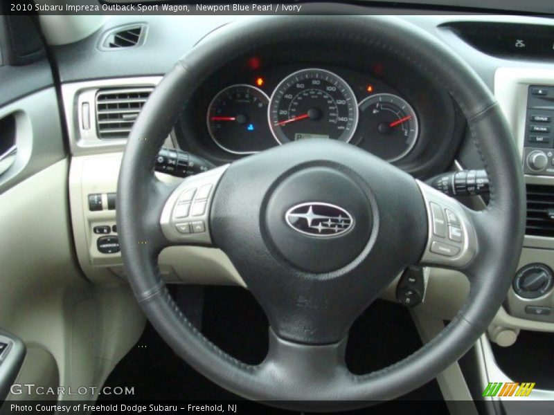 Newport Blue Pearl / Ivory 2010 Subaru Impreza Outback Sport Wagon