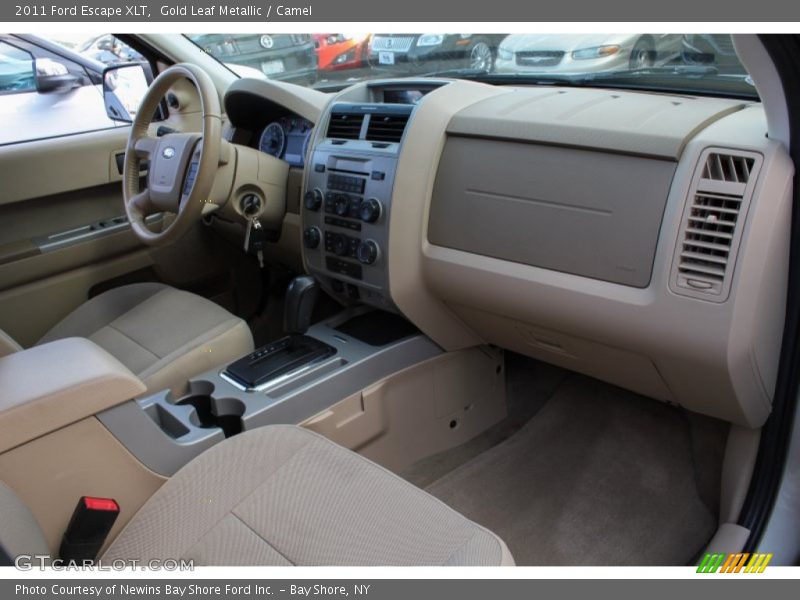 Gold Leaf Metallic / Camel 2011 Ford Escape XLT