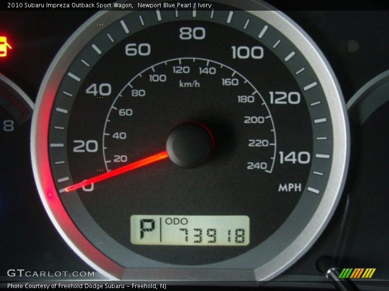 Newport Blue Pearl / Ivory 2010 Subaru Impreza Outback Sport Wagon