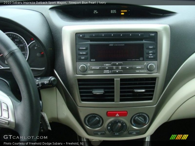 Newport Blue Pearl / Ivory 2010 Subaru Impreza Outback Sport Wagon