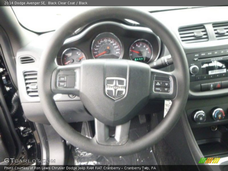 Black Clear Coat / Black 2014 Dodge Avenger SE